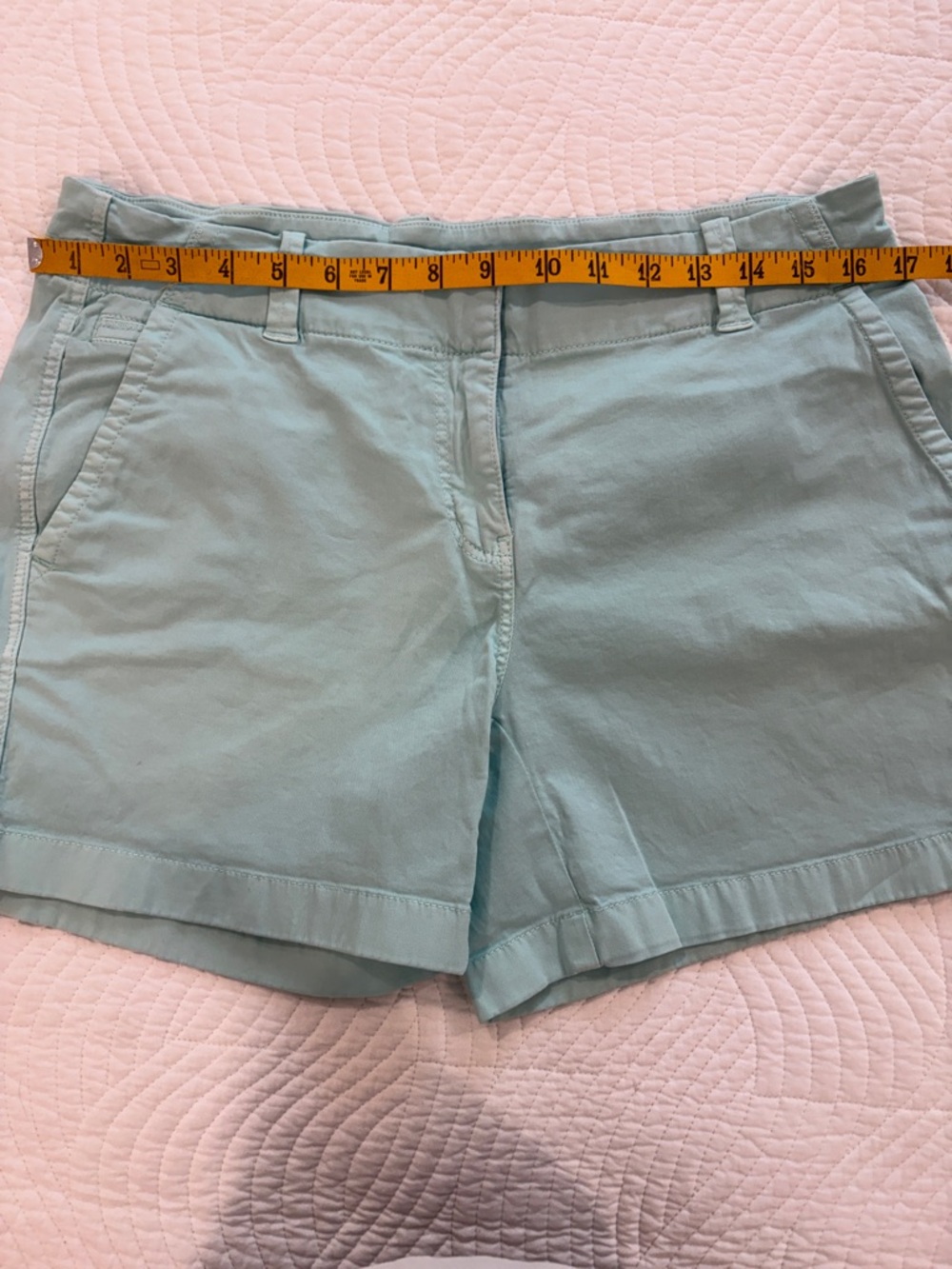 Vineyard Vines Women's Bermuda Shorts in Light Aqua - Picture 7 of 9